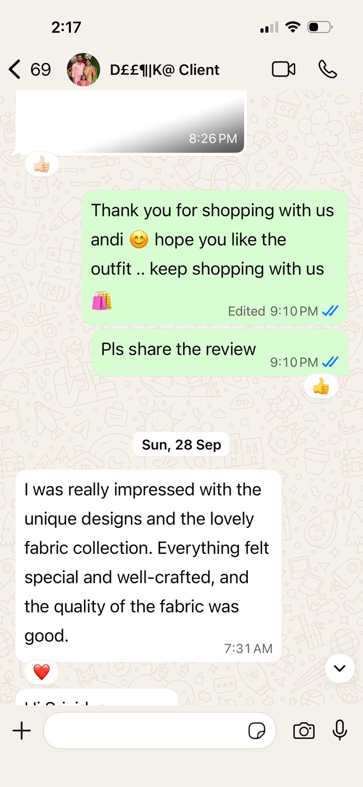Customer Review 2